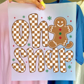 Oh Snap Gingerbread Christmas DTF Transfer 1012
