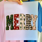 Merry Christmas DTF Transfer