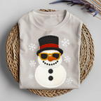 Snowman Crochet DTF Transfer