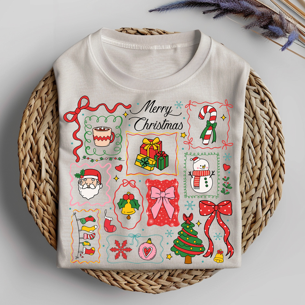 Merry Christmas DTF Transfer