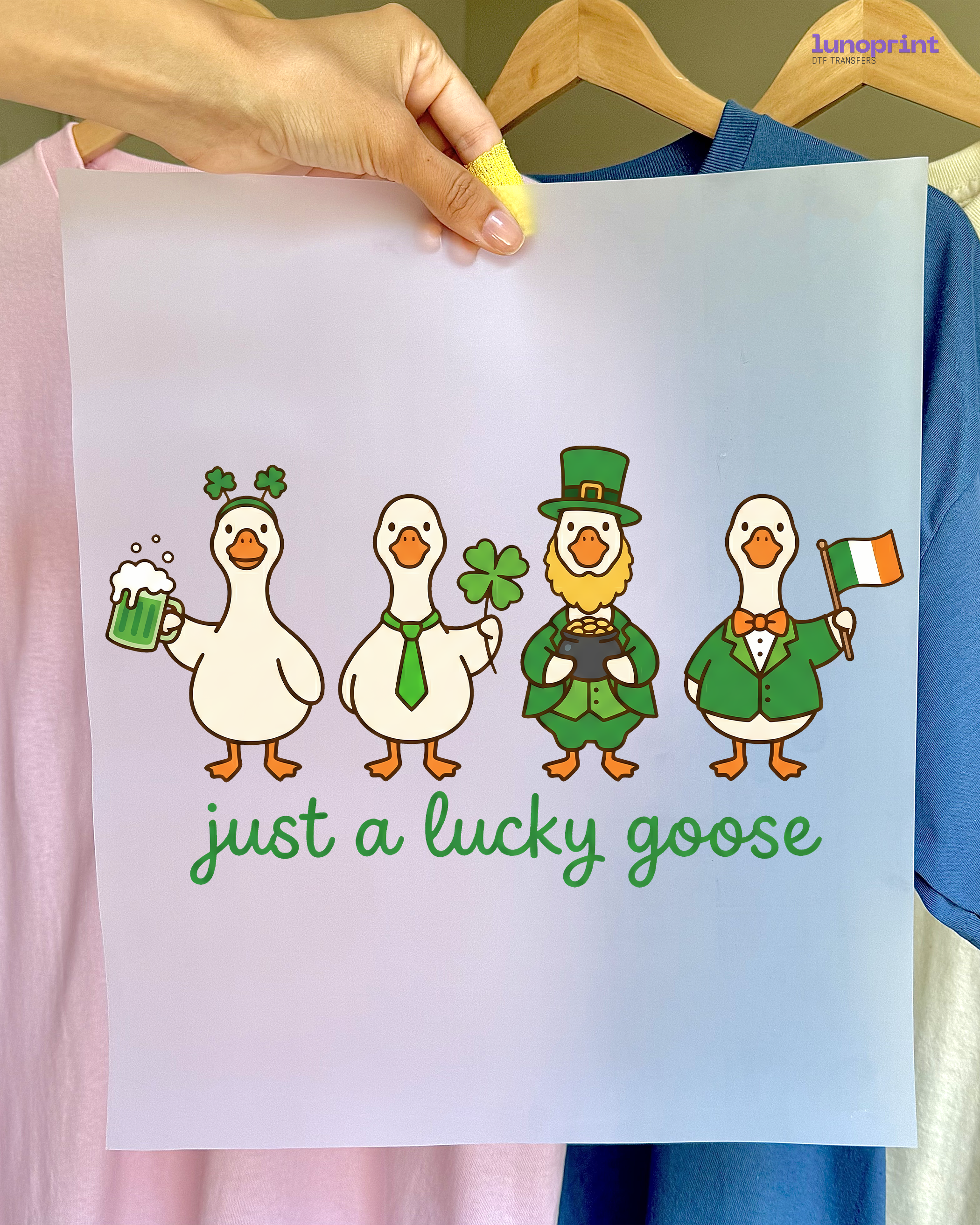 St. Patrick’s Day DTF transfer 1002