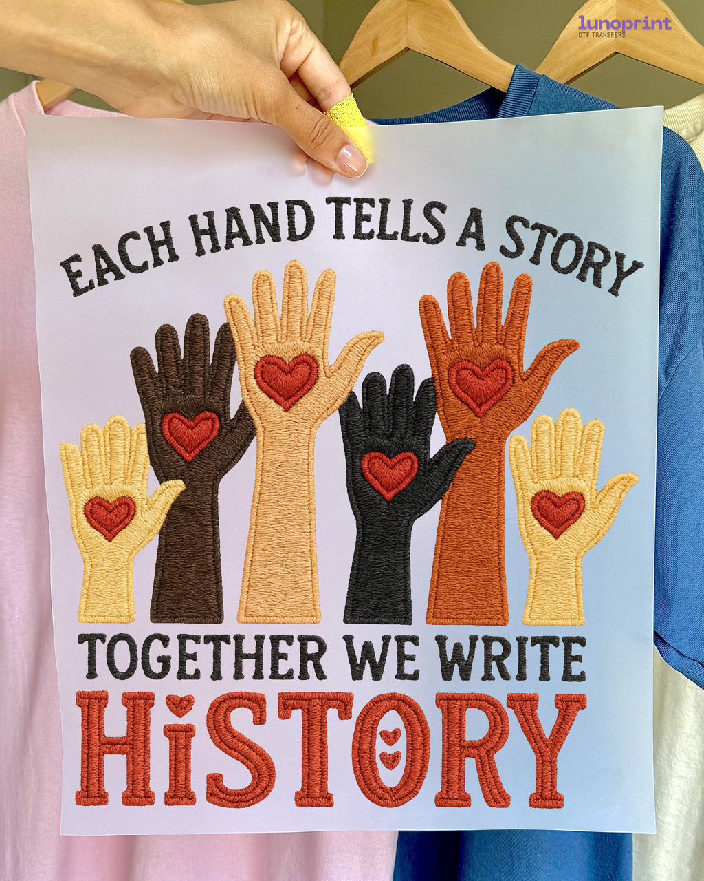 Black History DTF transfer 1002