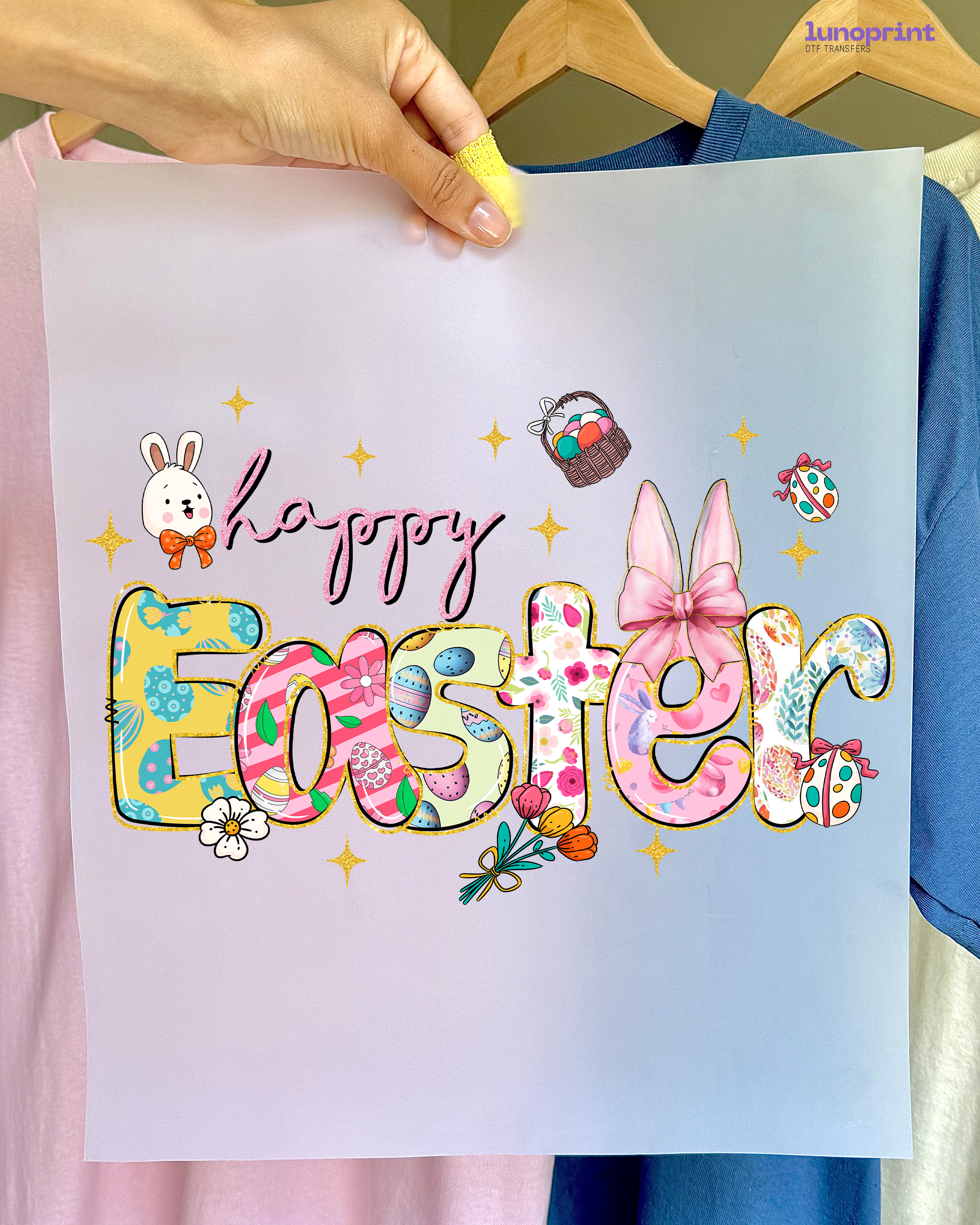 Easter DTF Transfer 1002