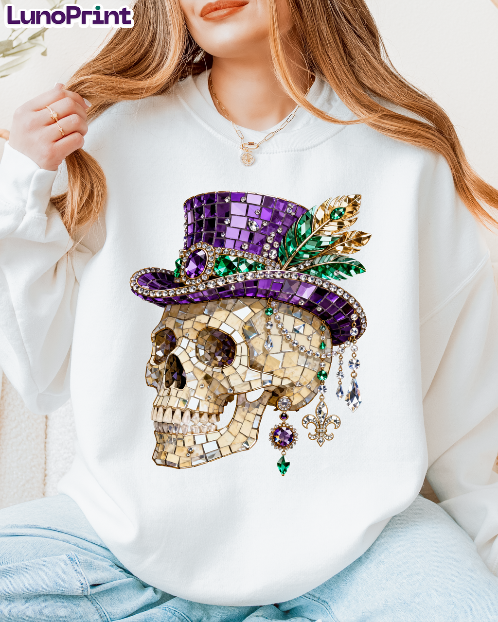 Mardi Gras DTF Transfer 1003