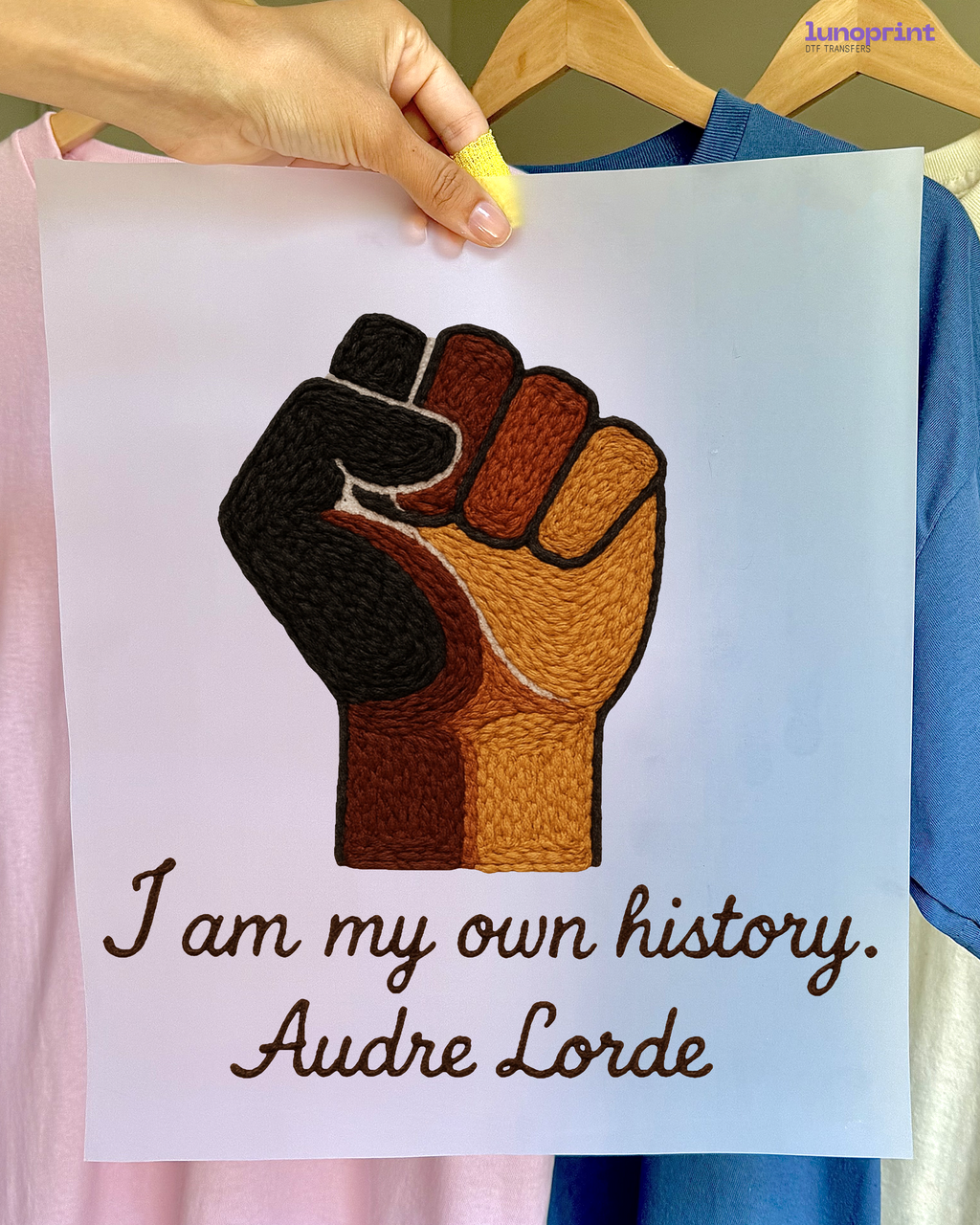 Black History DTF transfer 1004
