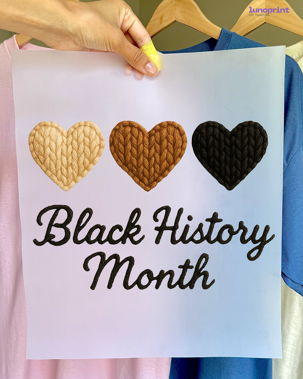 Black History DTF transfer 1005