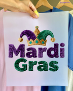 Mardi Gras DTF Transfer 1006