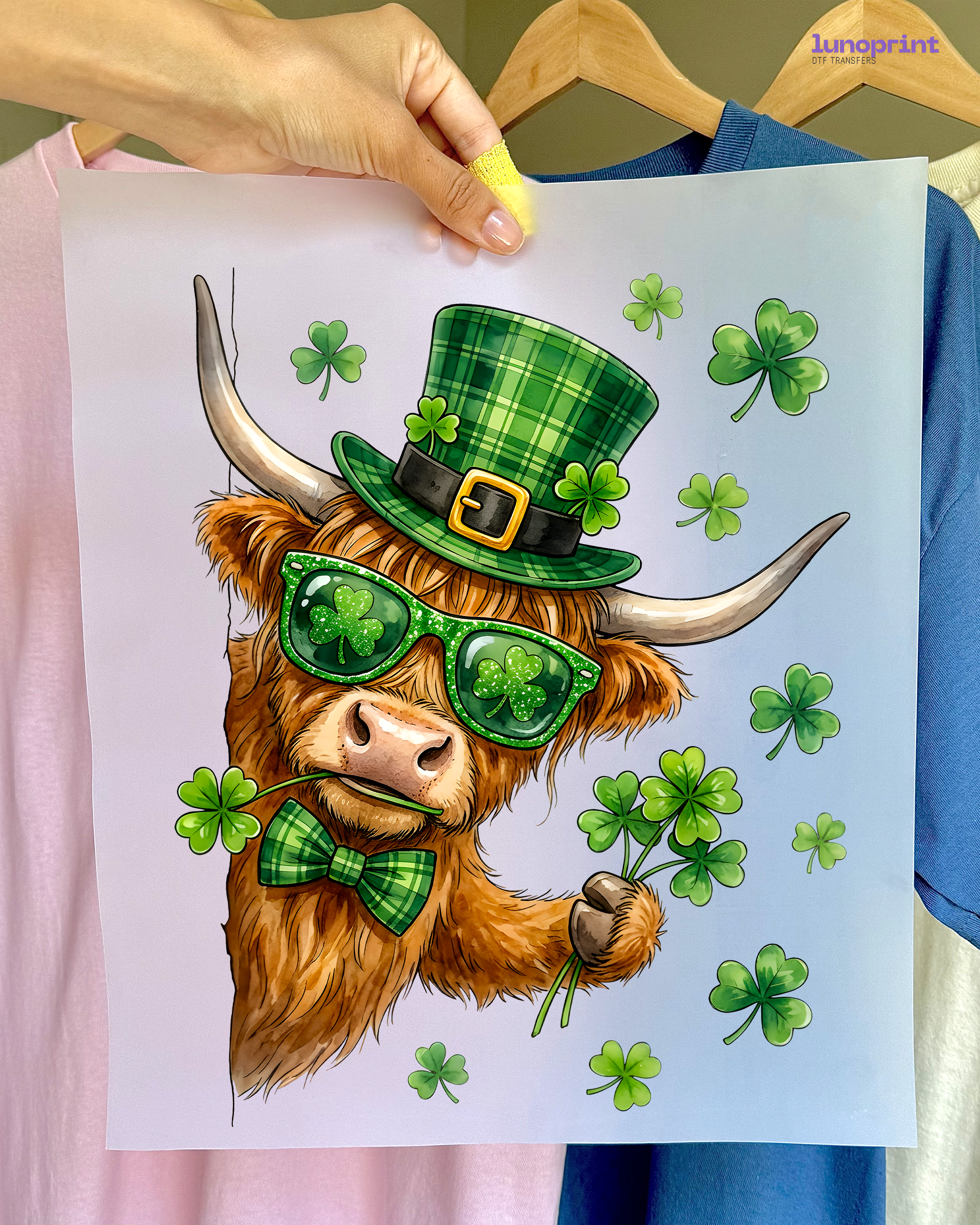 St. Patrick’s Day DTF transfer 1008