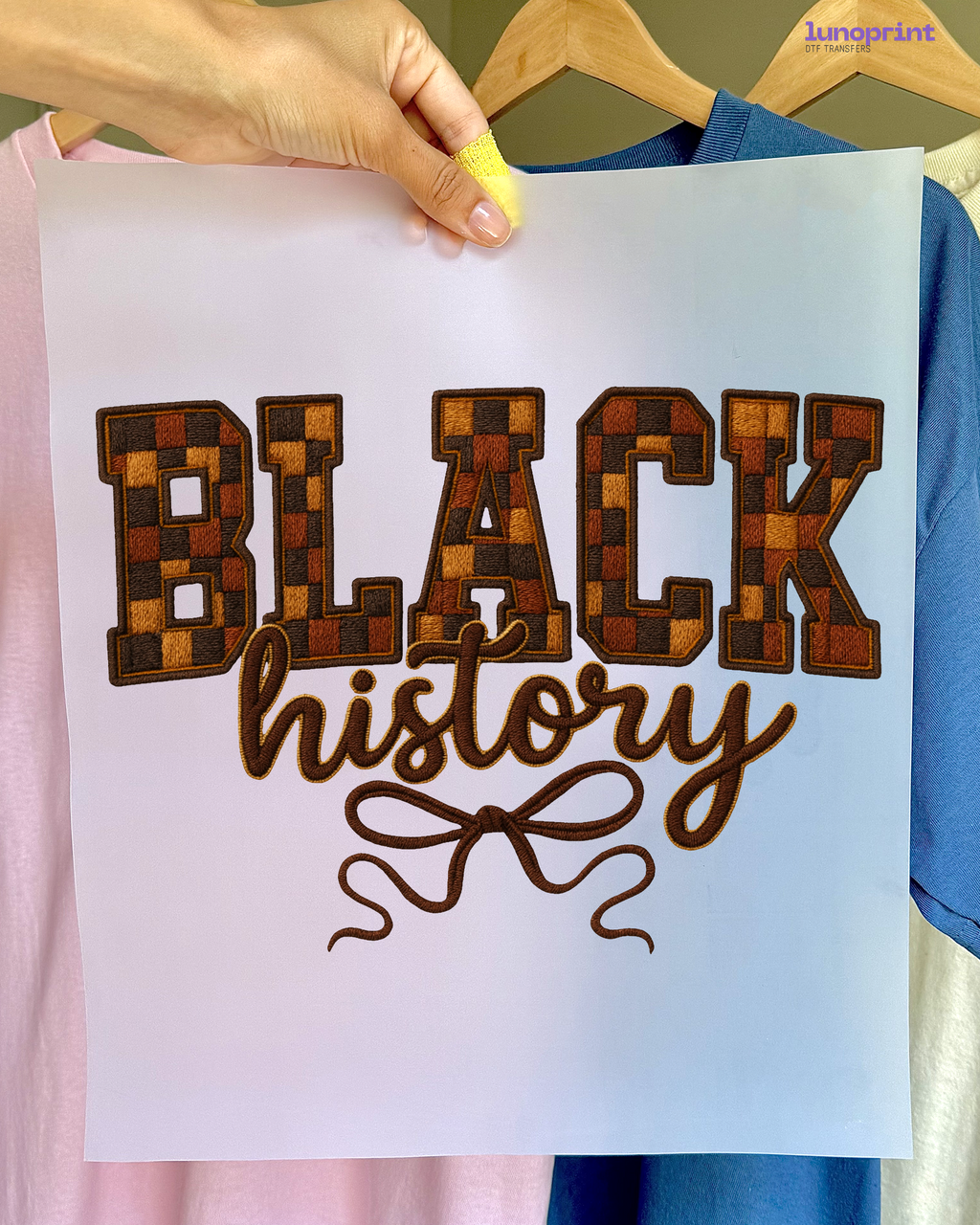 Black History DTF transfer 1009