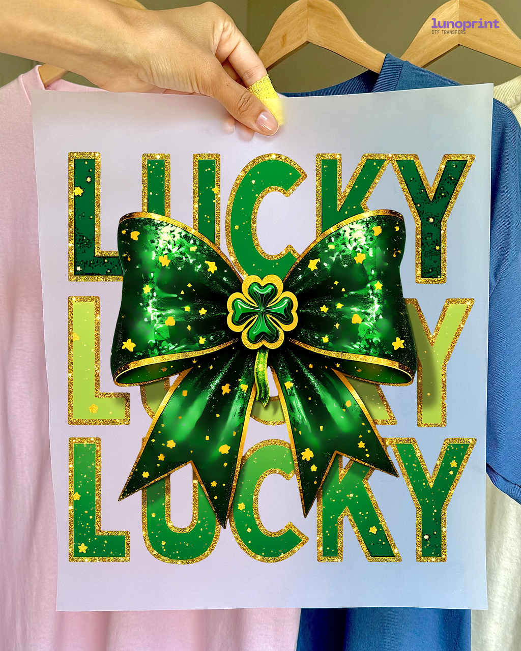 St. Patrick’s Day DTF transfer 1010