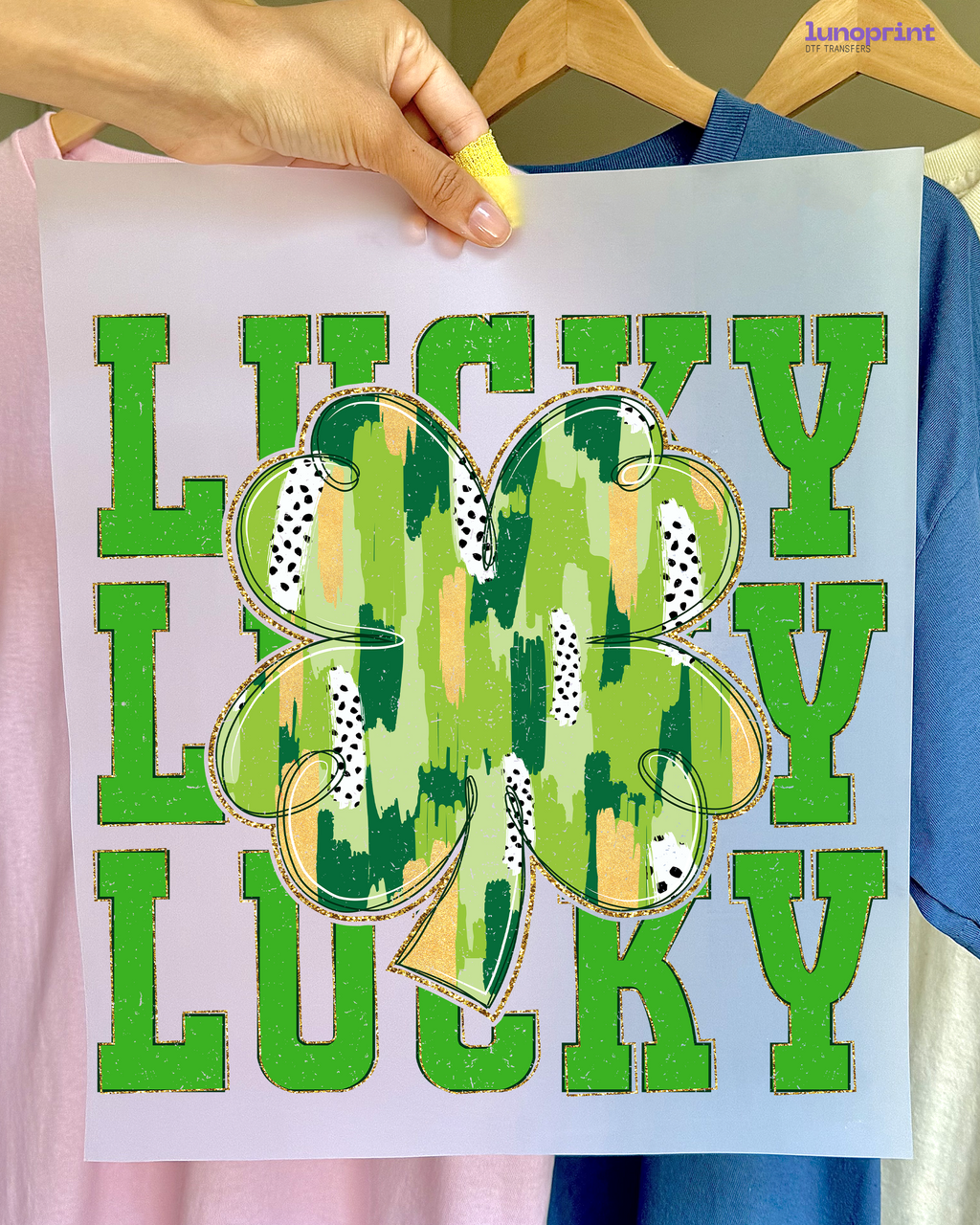 St. Patrick’s Day DTF transfer 1014