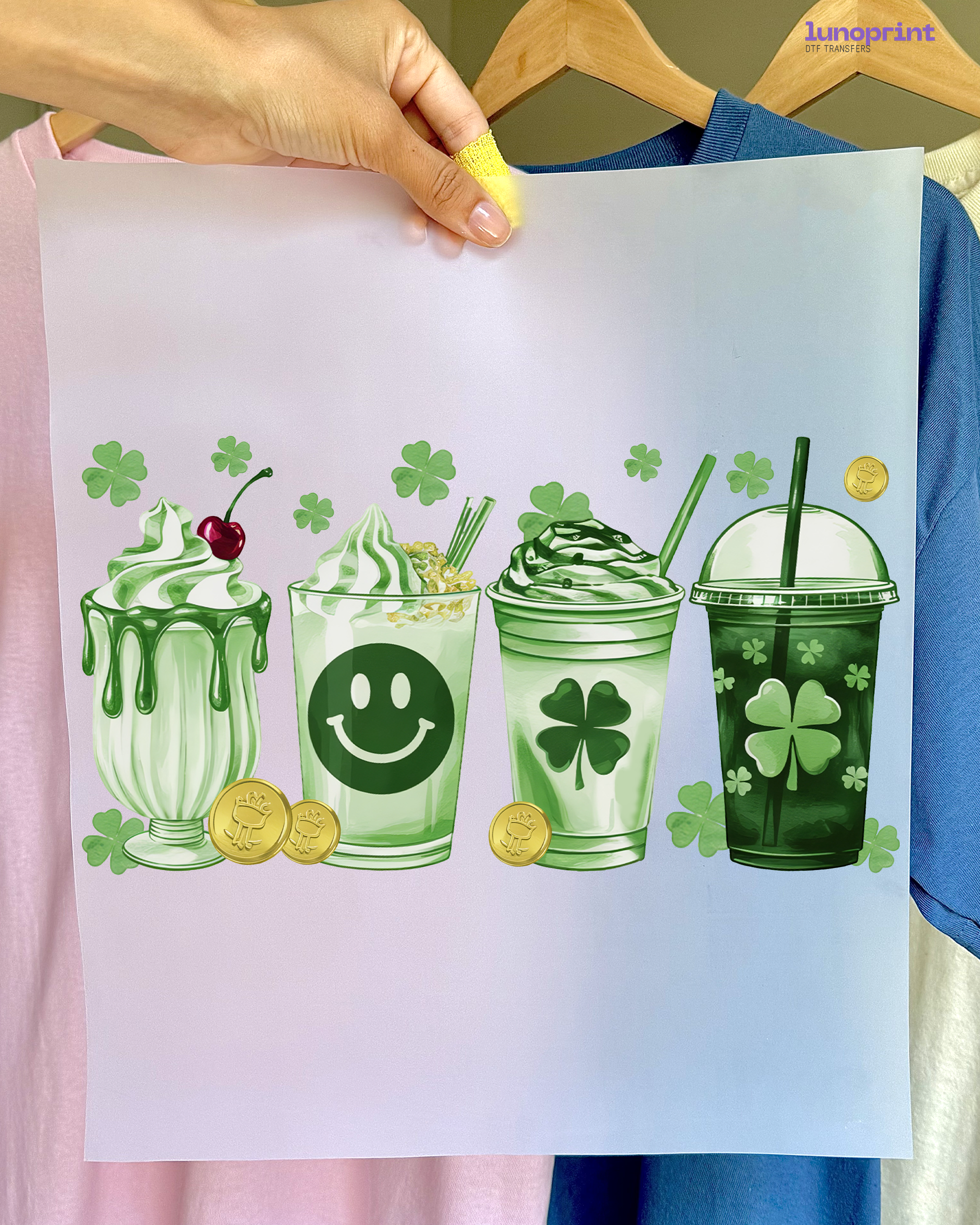 St. Patrick’s Day DTF transfer 1015
