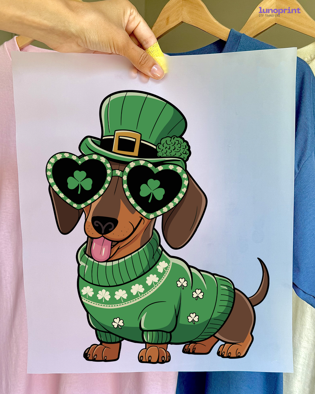 St. Patrick’s Day DTF transfer 1016