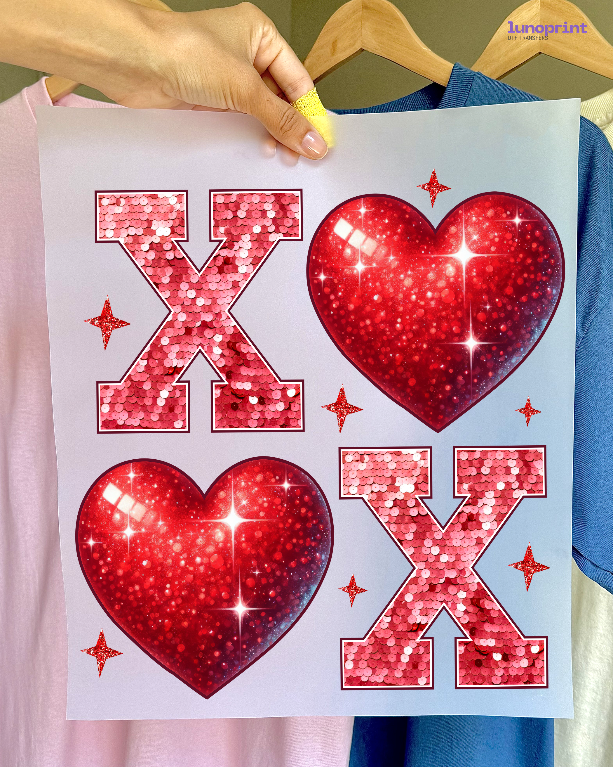 Valentine's Day DTF Transfer 1019