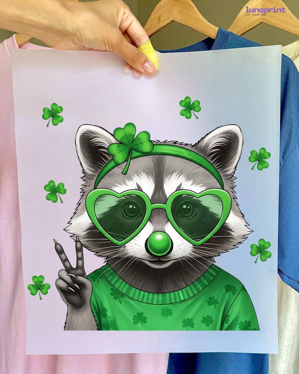 St. Patrick’s Day DTF transfer 1020