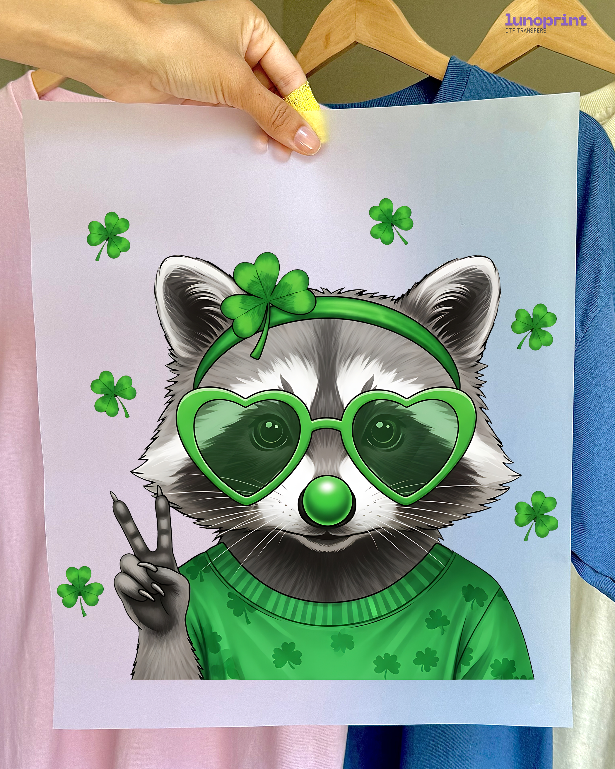 St. Patrick’s Day DTF transfer 1020