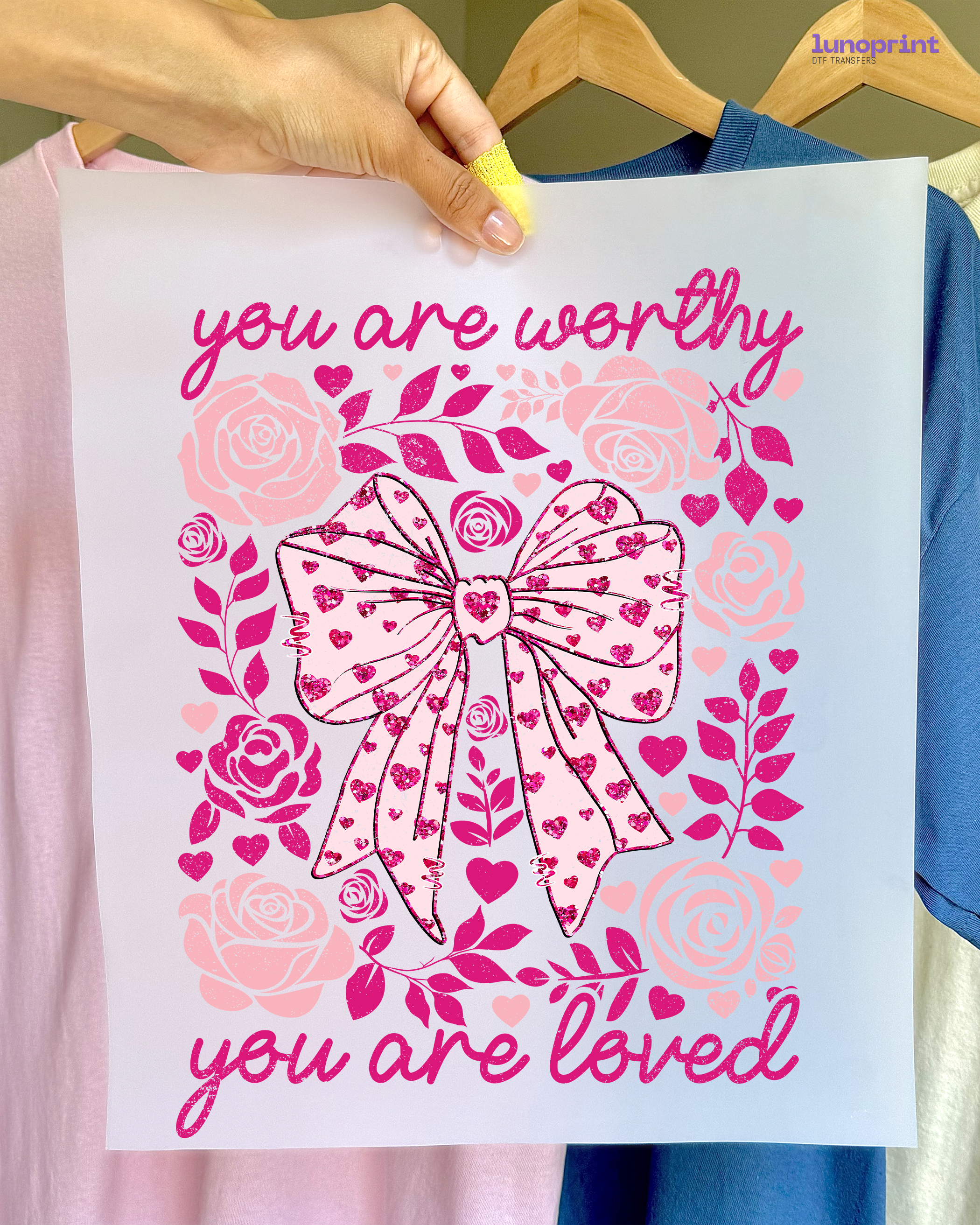 Valentine's Day DTF Transfer 1022