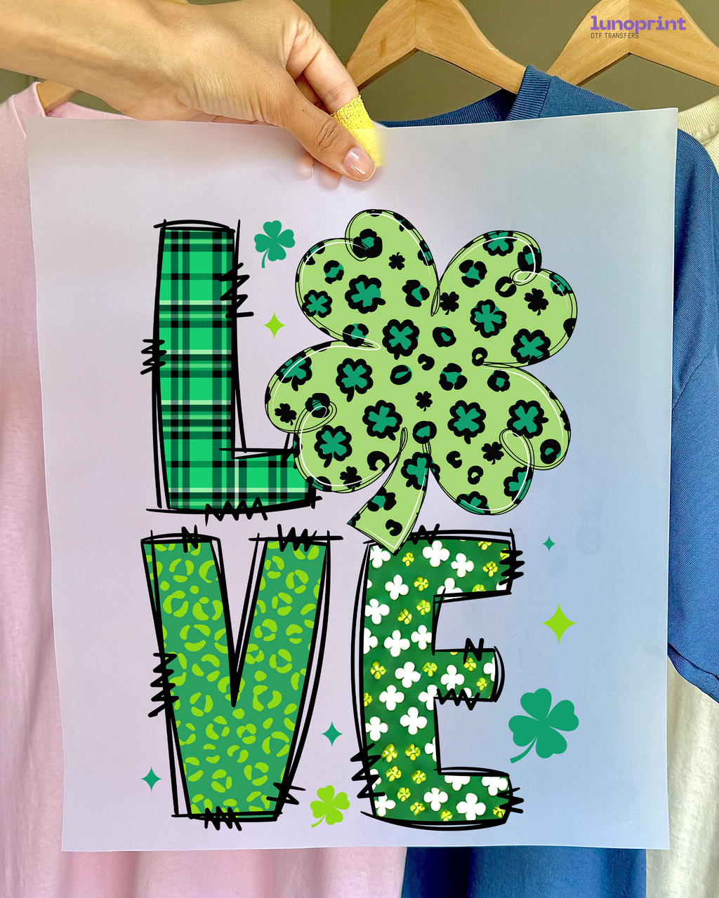 St. Patrick’s Day DTF transfer 1025