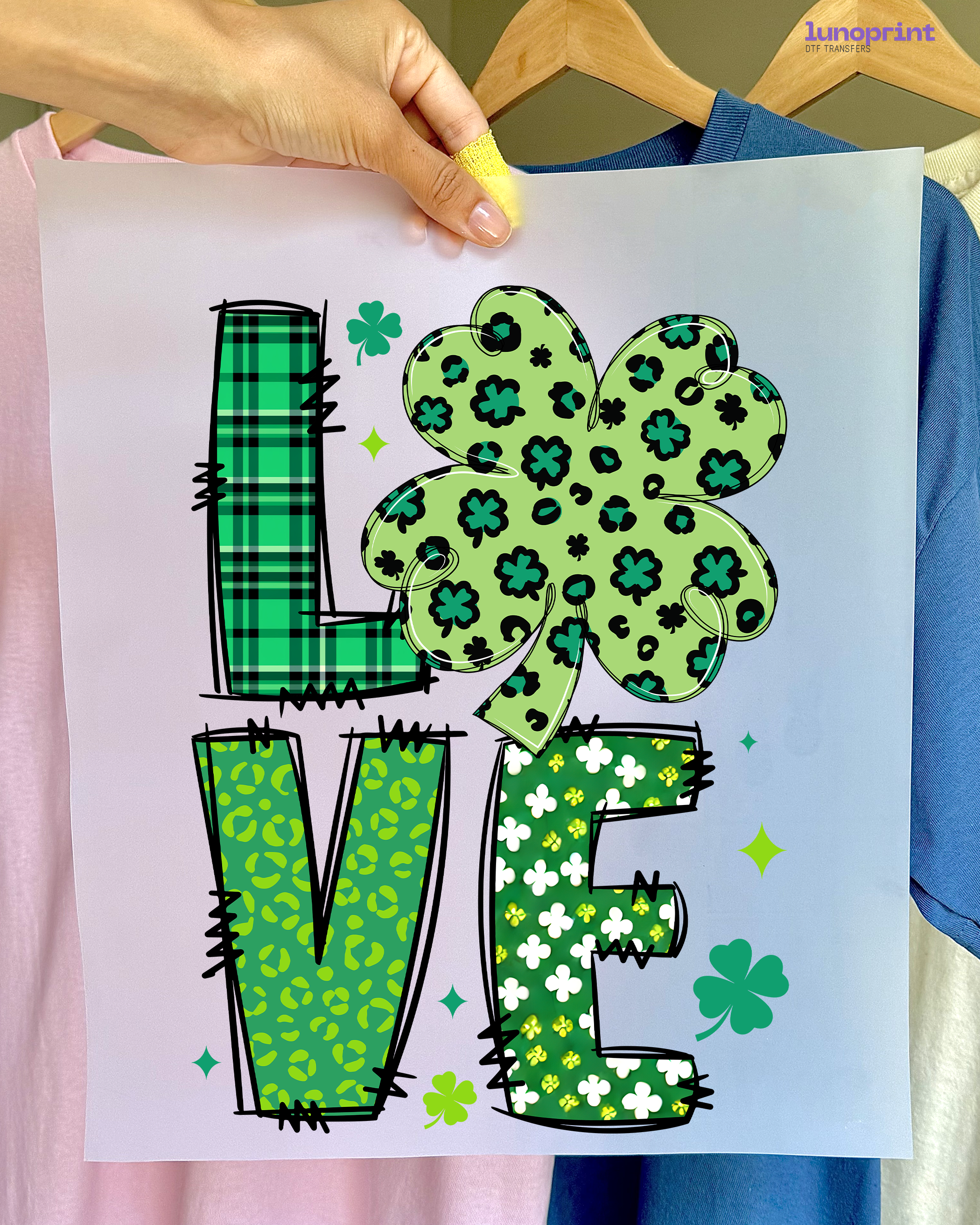 St. Patrick’s Day DTF transfer 1025