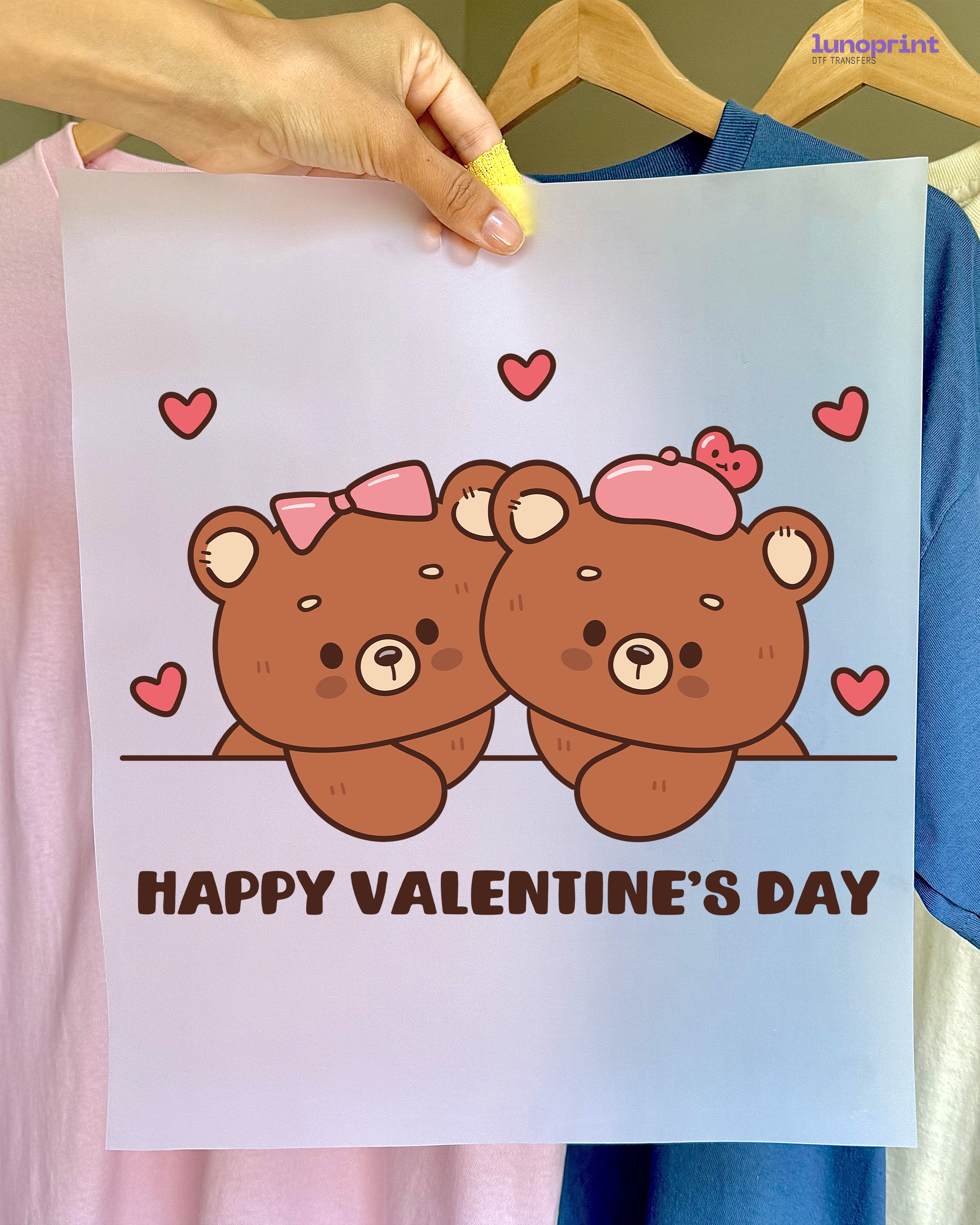 Valentine's Day DTF Transfer 1028