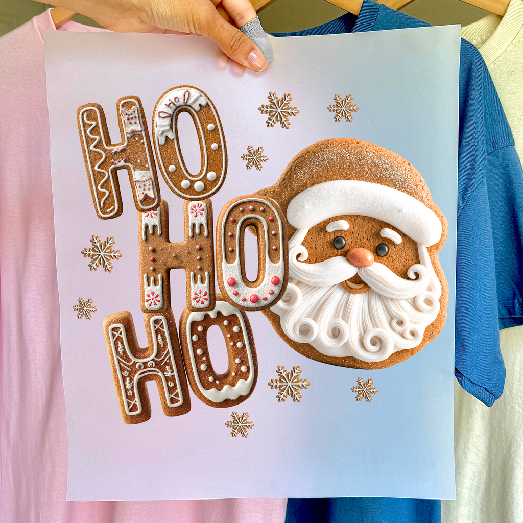 Ho Ho Ho Santa DTF transfer