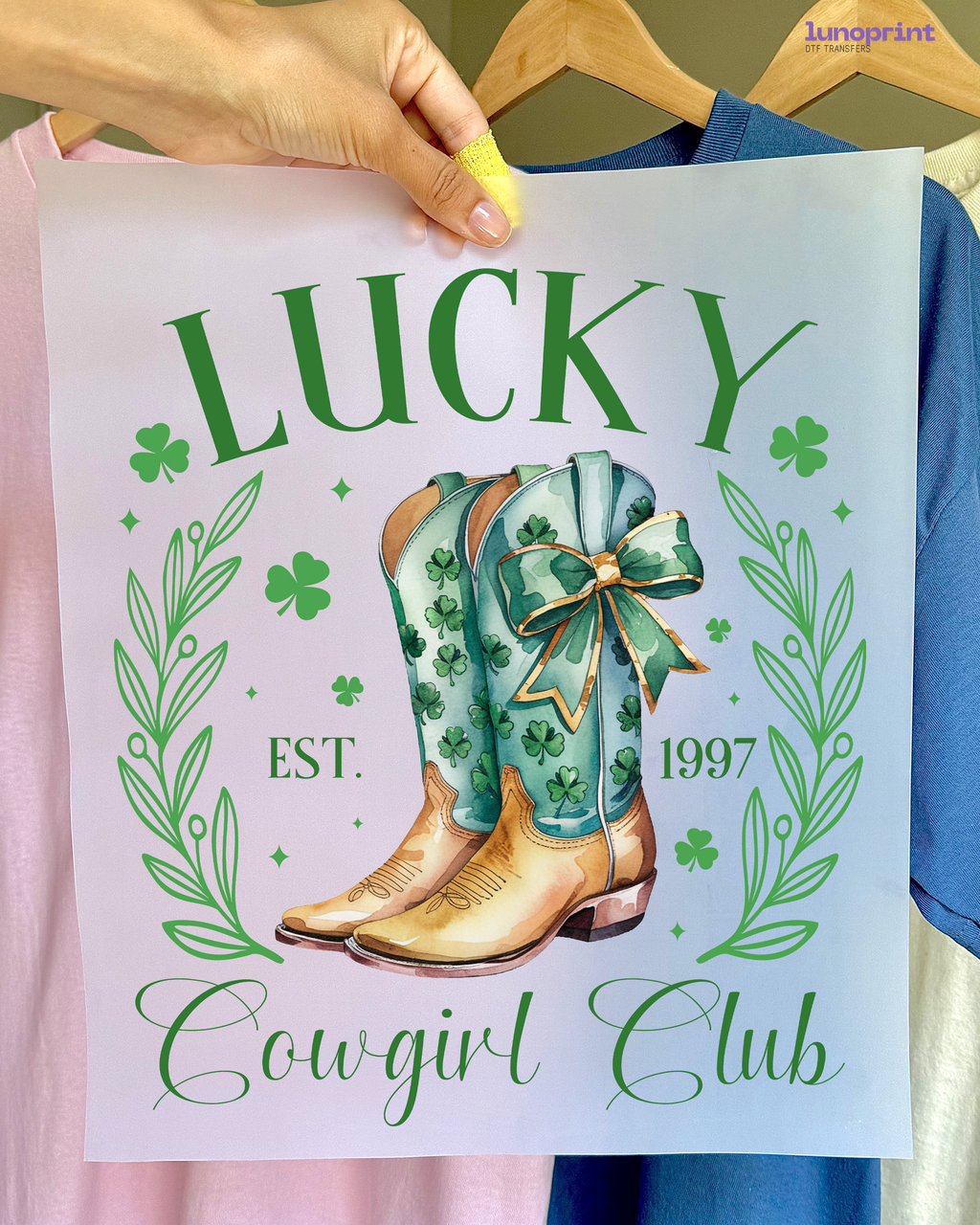 St. Patrick’s Day DTF transfer 1034