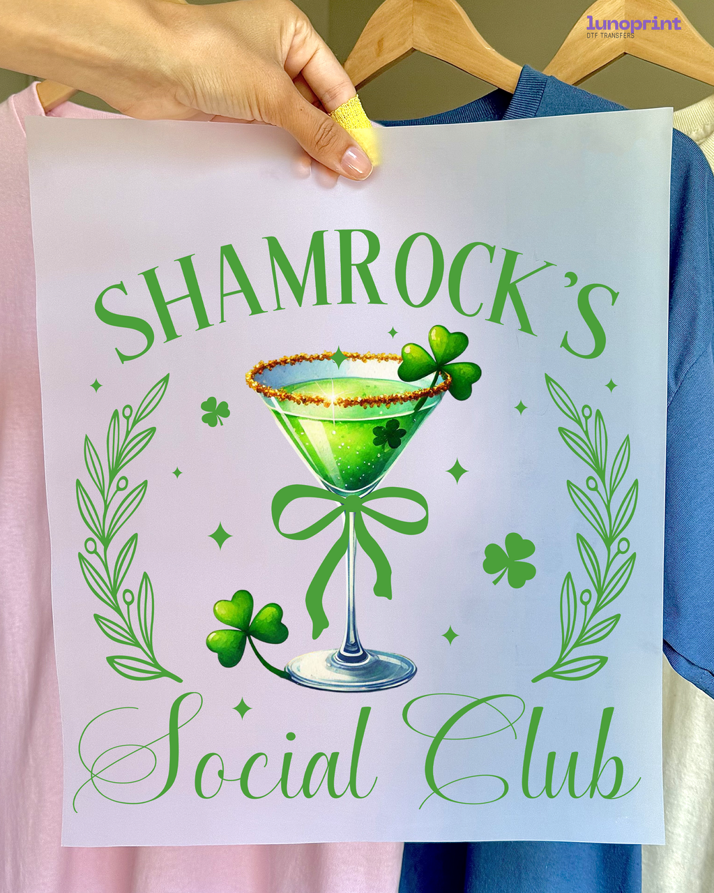 St. Patrick’s Day DTF transfer 1036