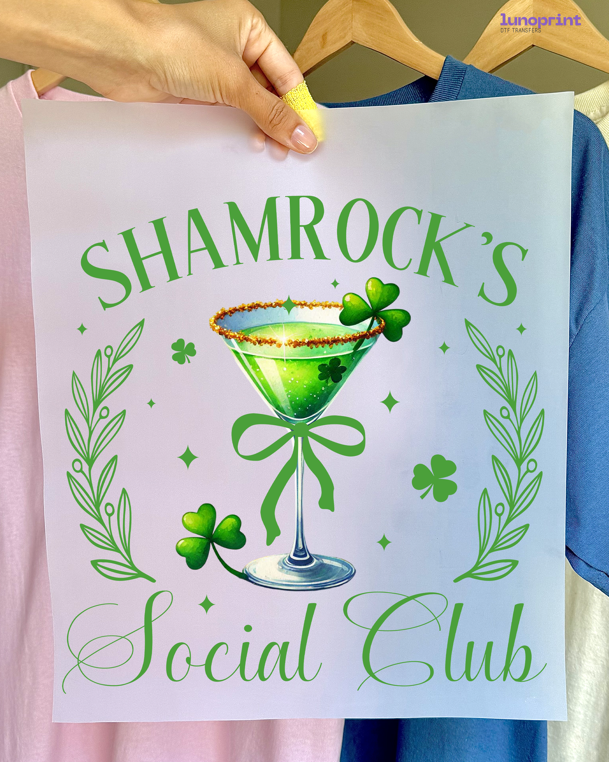 St. Patrick’s Day DTF transfer 1036