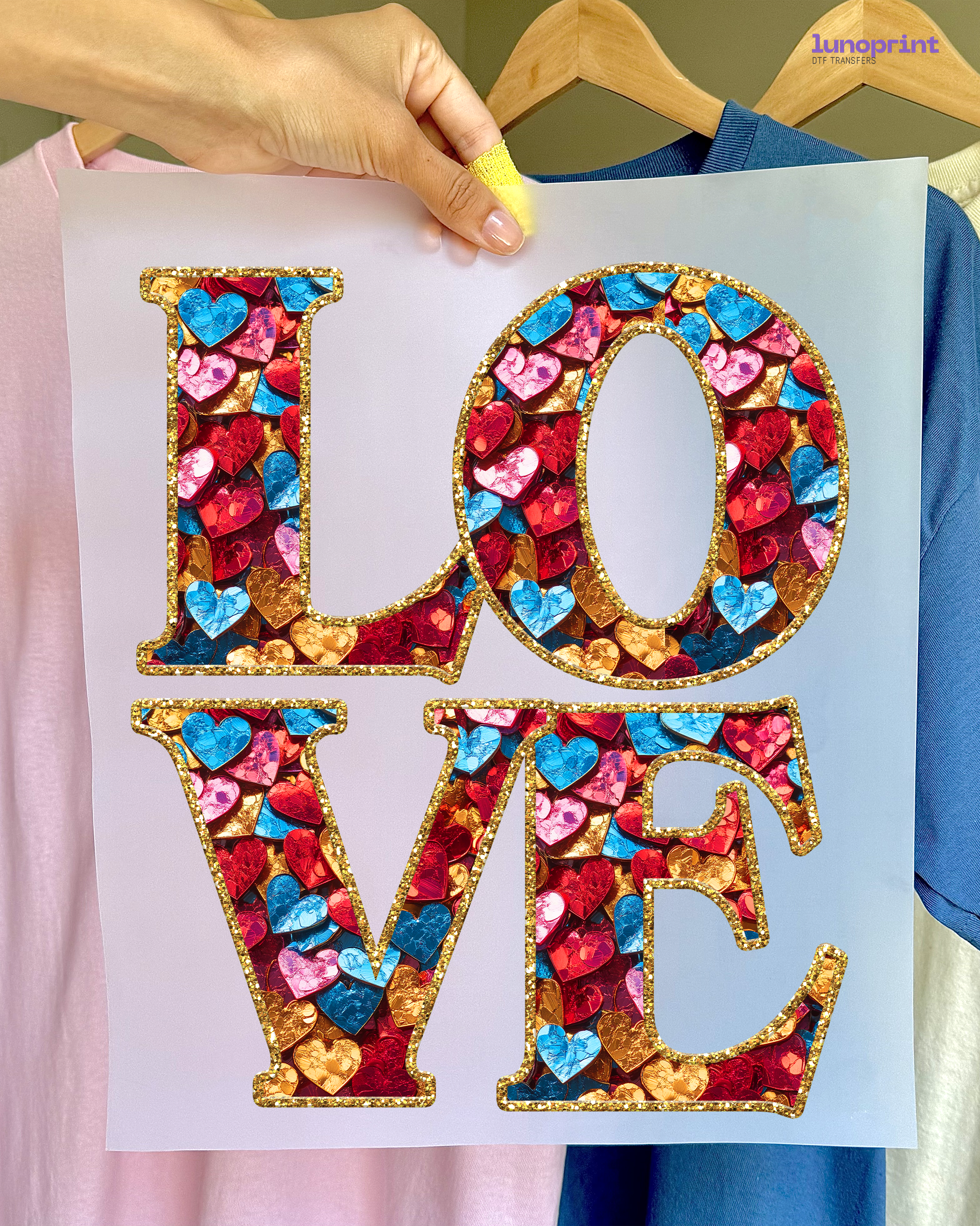 Valentine's Day DTF Transfer 1039