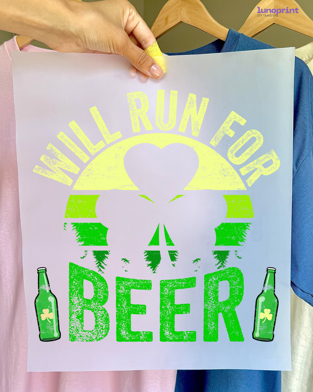 St. Patrick’s Day DTF transfer 1040