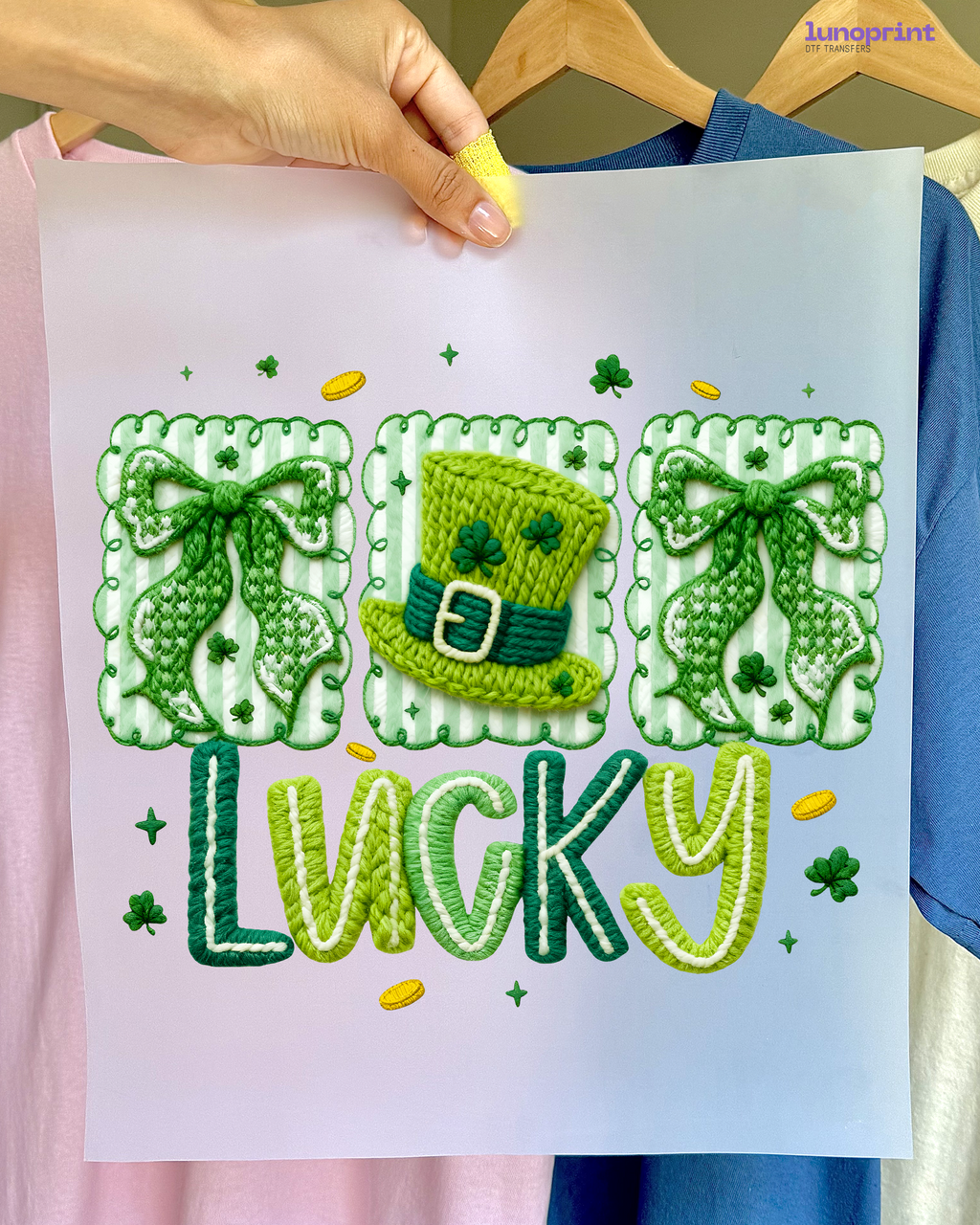 St. Patrick’s Day DTF transfer 1054