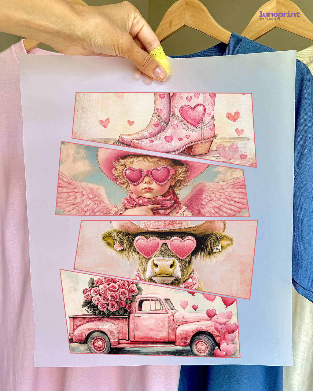 Howdy Valentine's Day DTF Transfer 1056