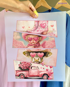 Howdy Valentine's Day DTF Transfer 1056