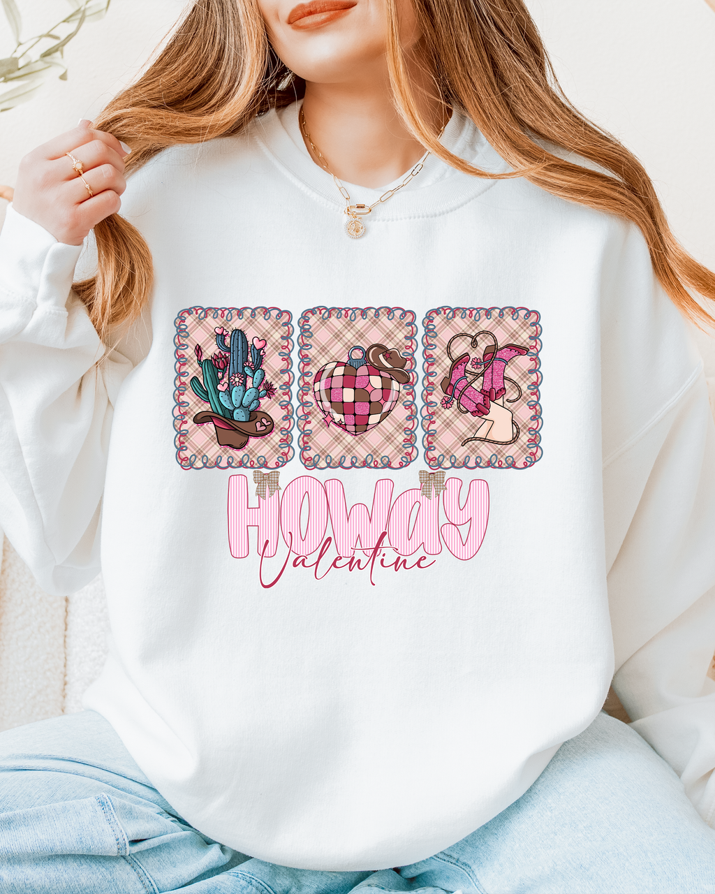 Howdy Valentine's Day DTF Transfer 1057