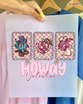 Howdy Valentine's Day DTF Transfer 1057