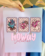 Howdy Valentine's Day DTF Transfer 1057