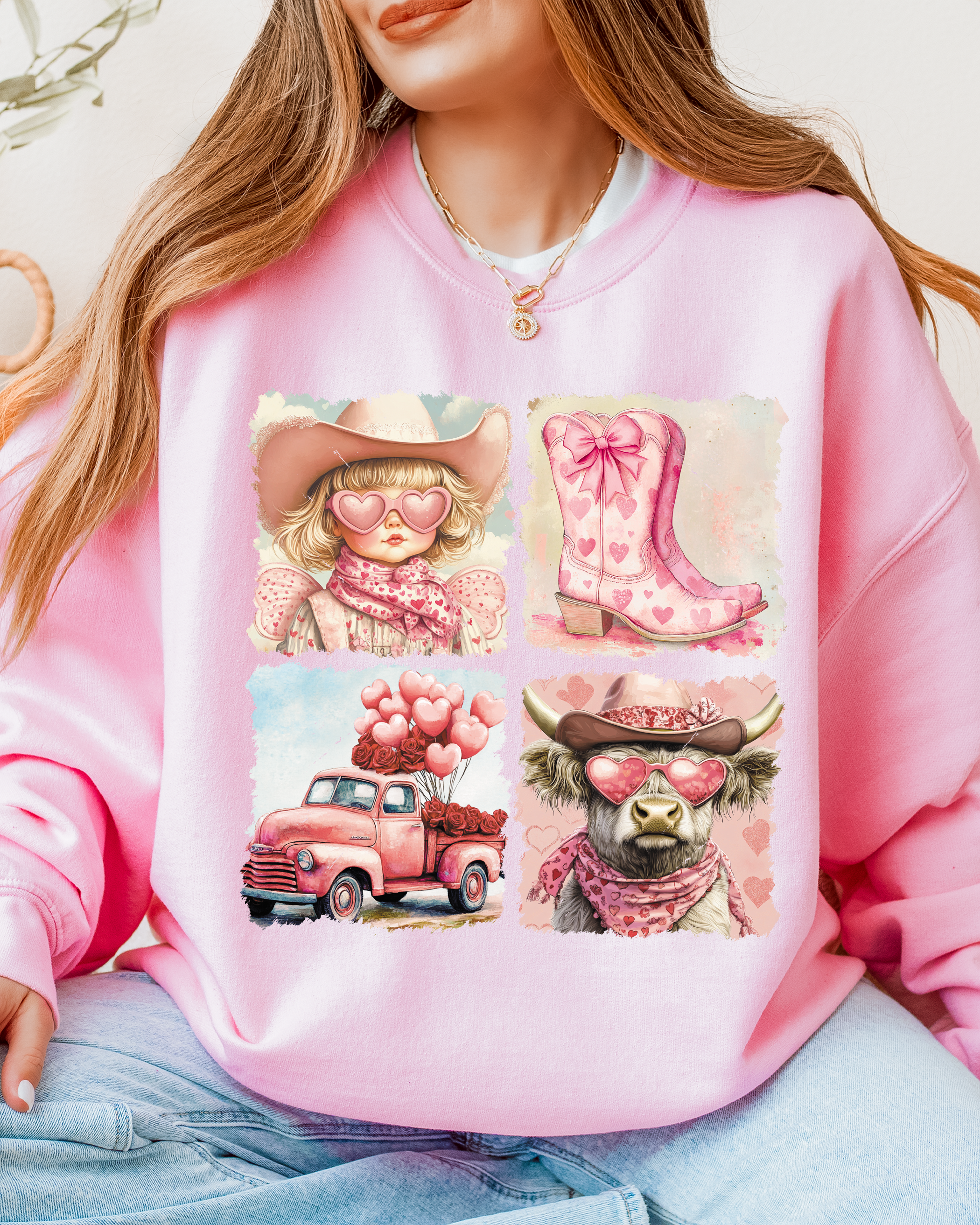 Howdy Valentine's Day DTF Transfer 1059