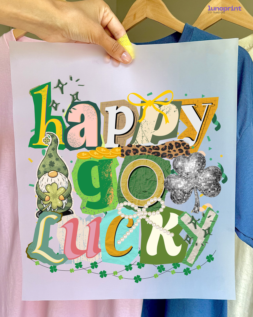 St. Patrick’s Day DTF transfer 1060