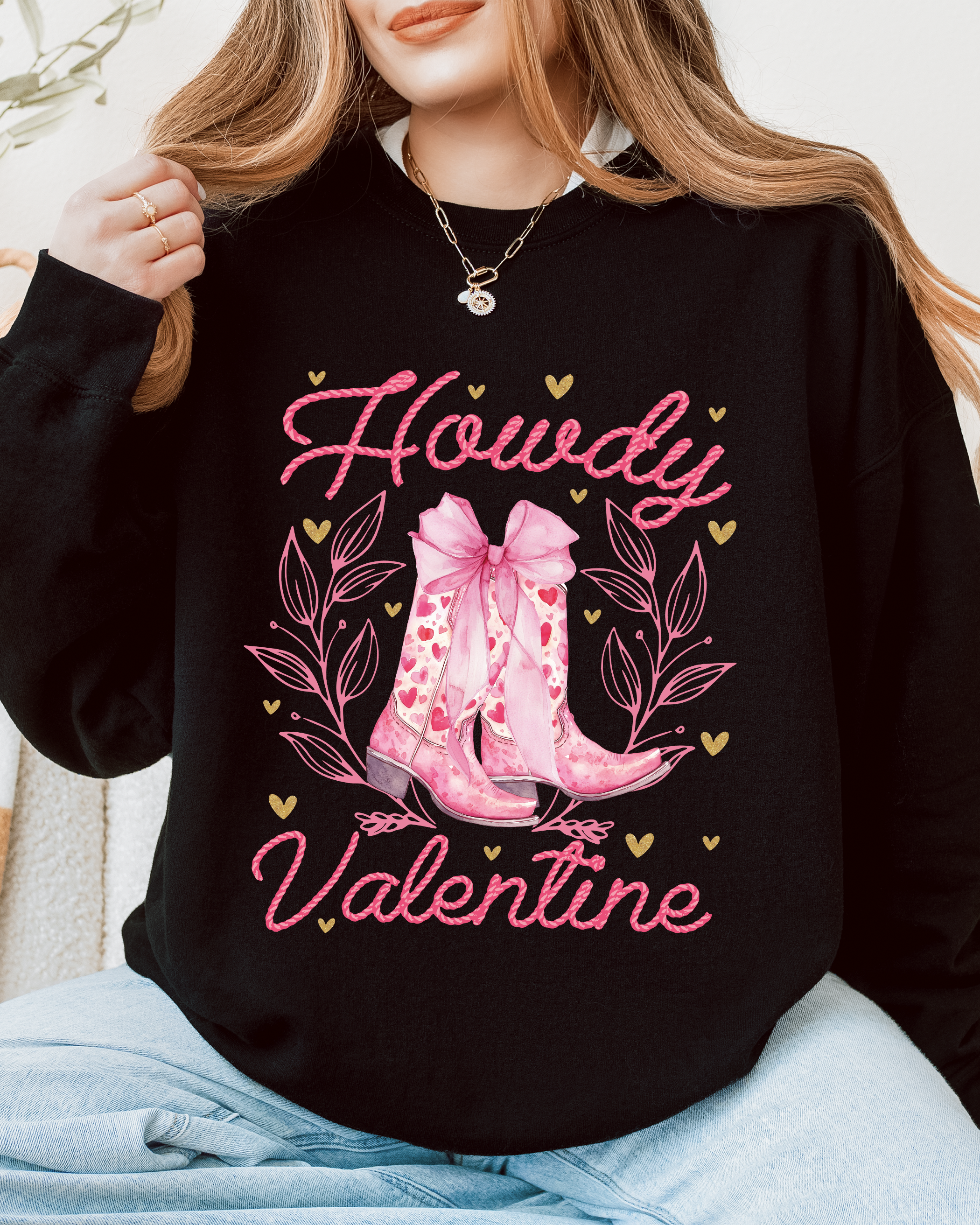 Howdy Valentine's Day DTF Transfer 1060