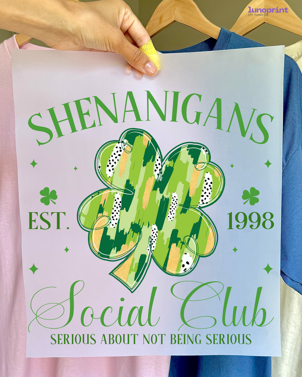 St. Patrick’s Day DTF transfer 1063