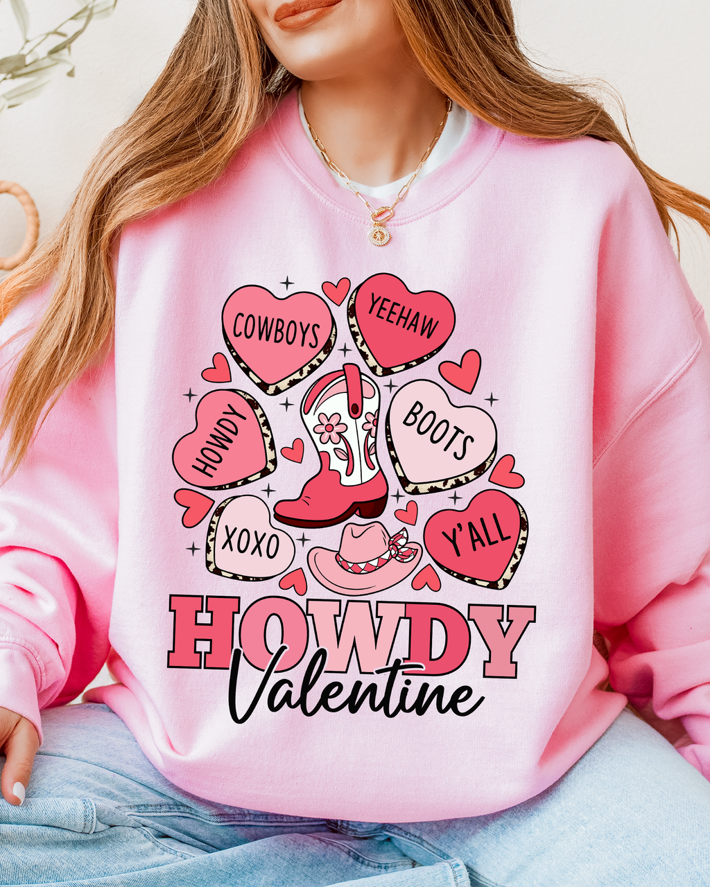 Howdy Valentine's Day DTF Transfer 1063