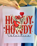 Howdy Valentine's Day DTF Transfer 1064