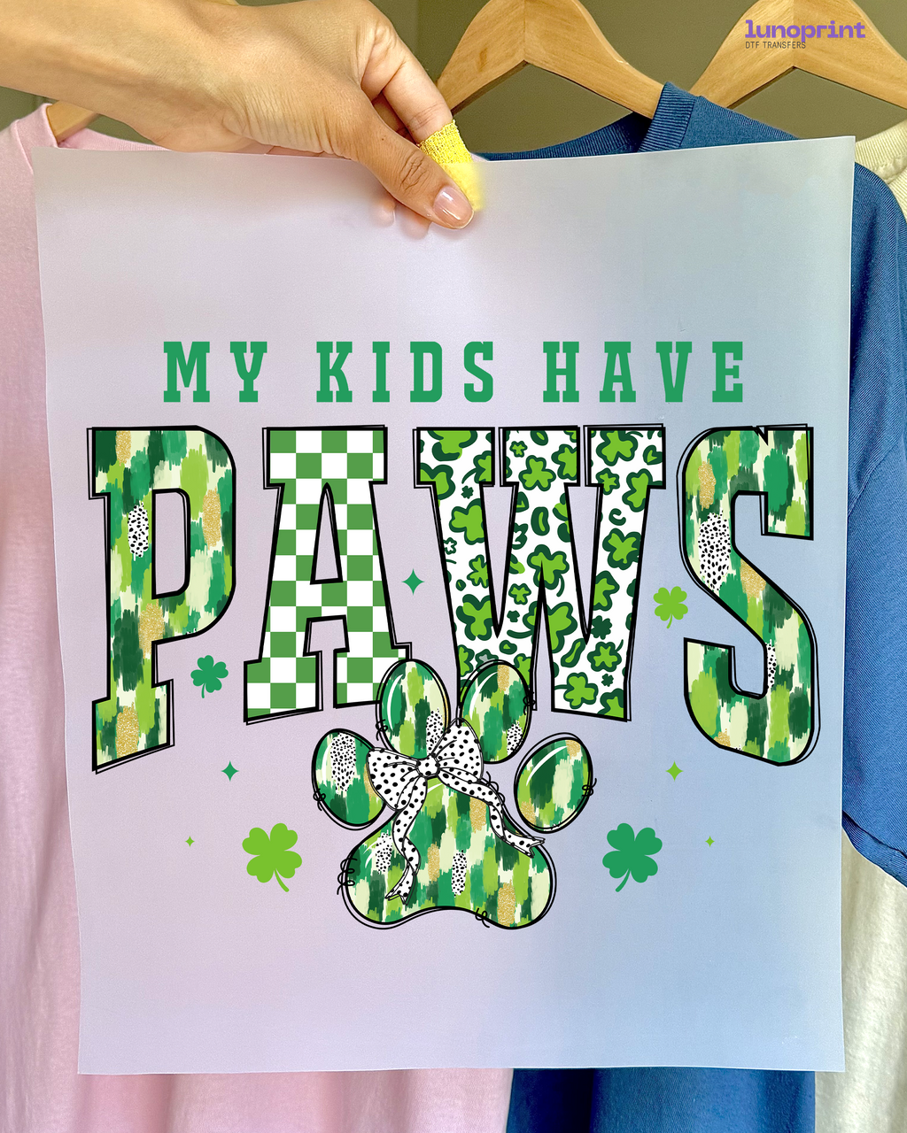 St. Patrick’s Day DTF transfer 1064