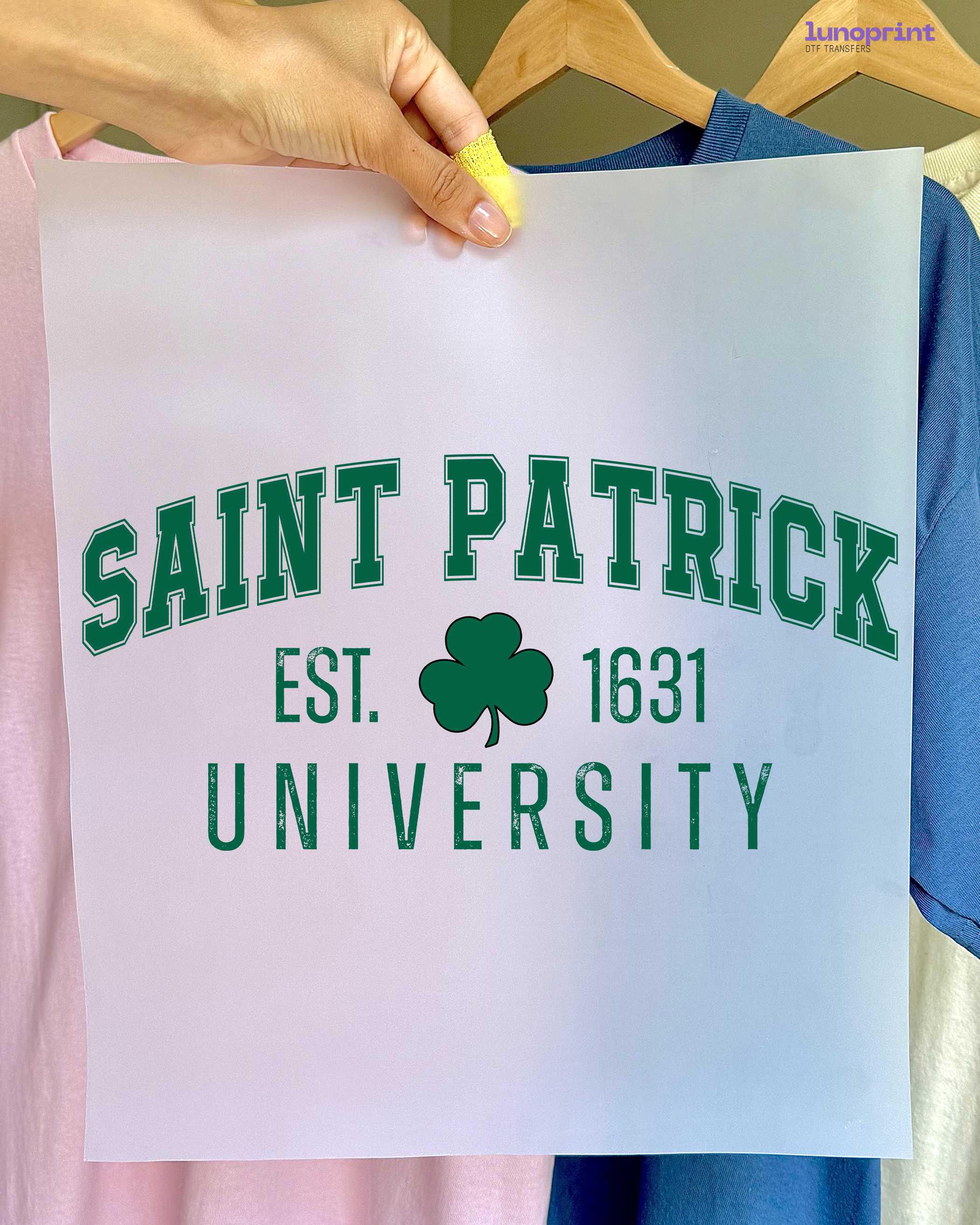 St. Patrick’s Day DTF transfer 1065