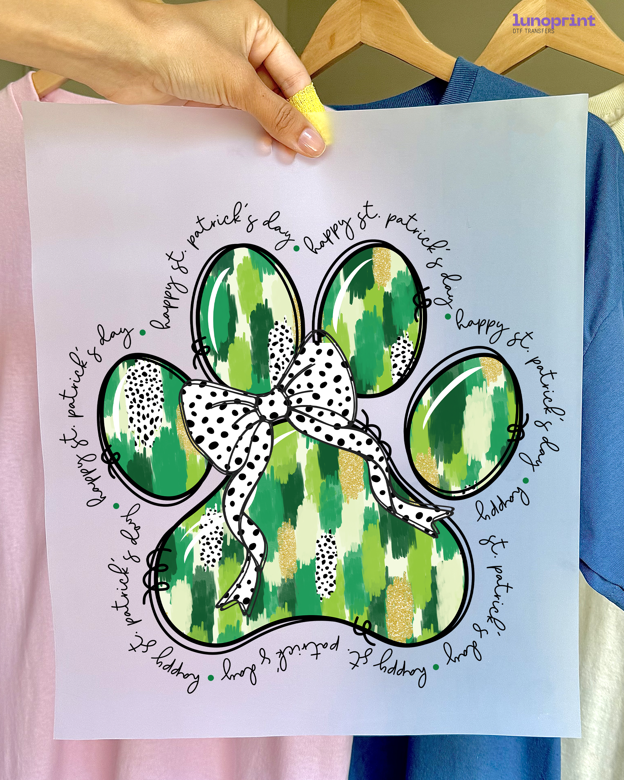 St. Patrick’s Day DTF transfer 1066