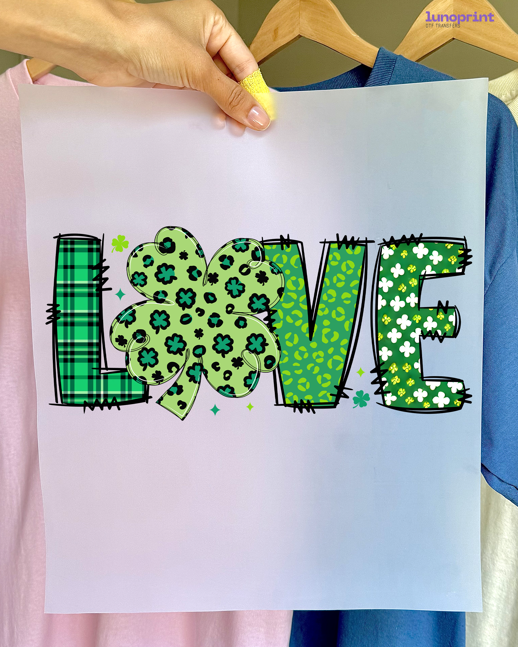 St. Patrick’s Day DTF transfer 1067
