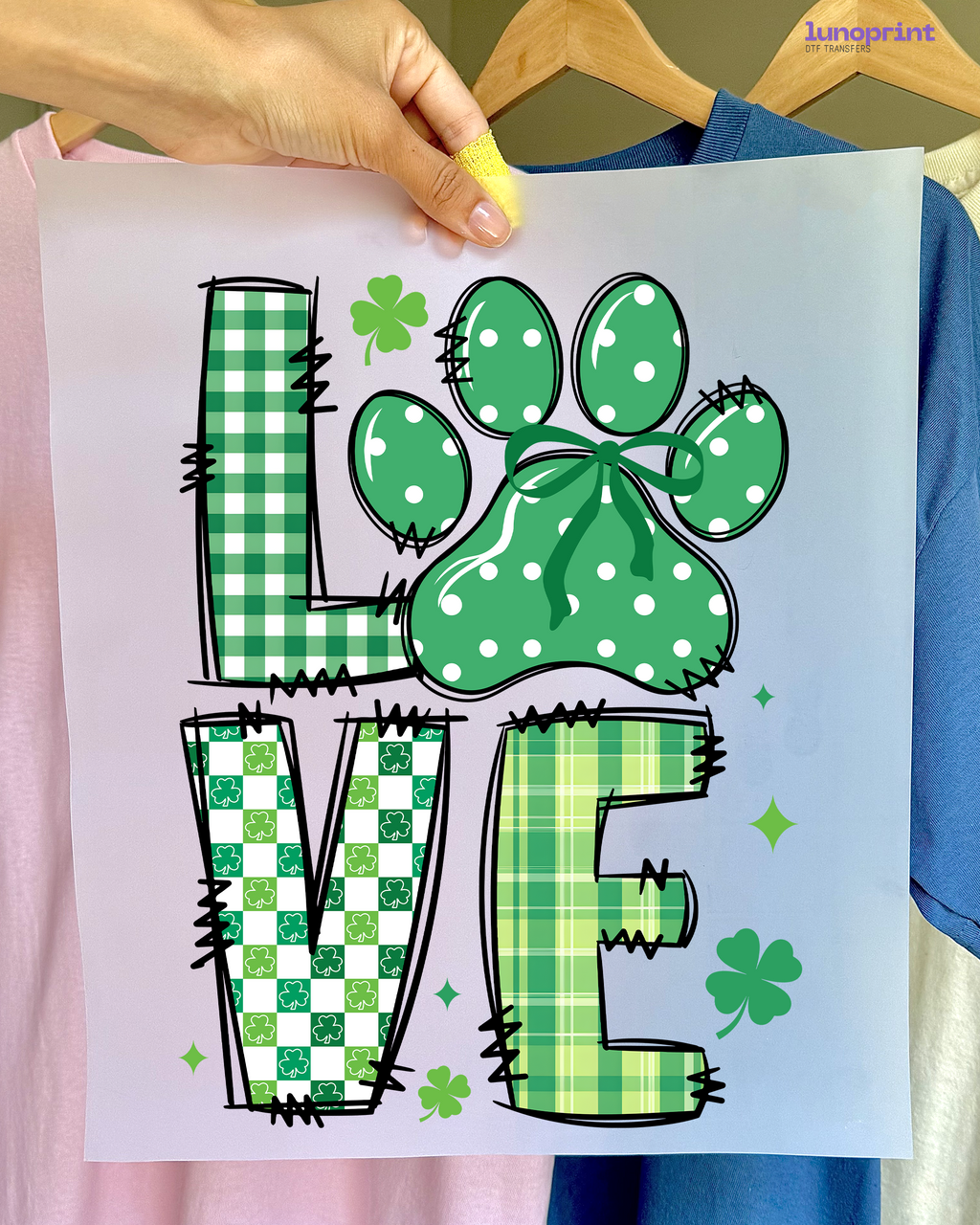 St. Patrick’s Day DTF transfer 1073