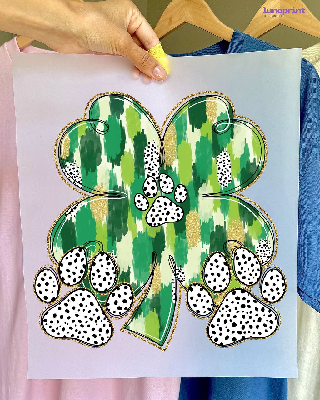 St. Patrick’s Day DTF transfer 1075