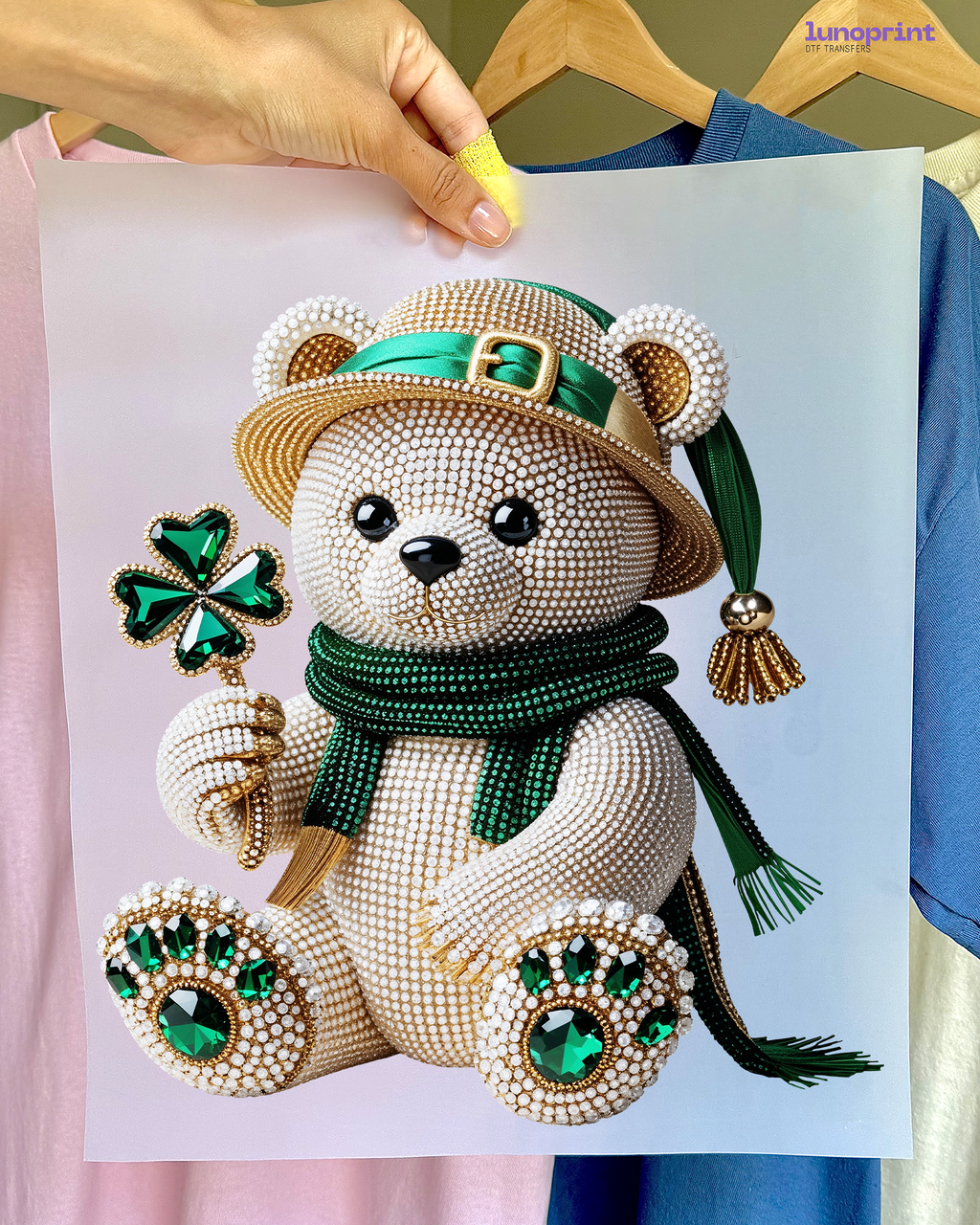 St. Patrick’s Day DTF transfer 1076