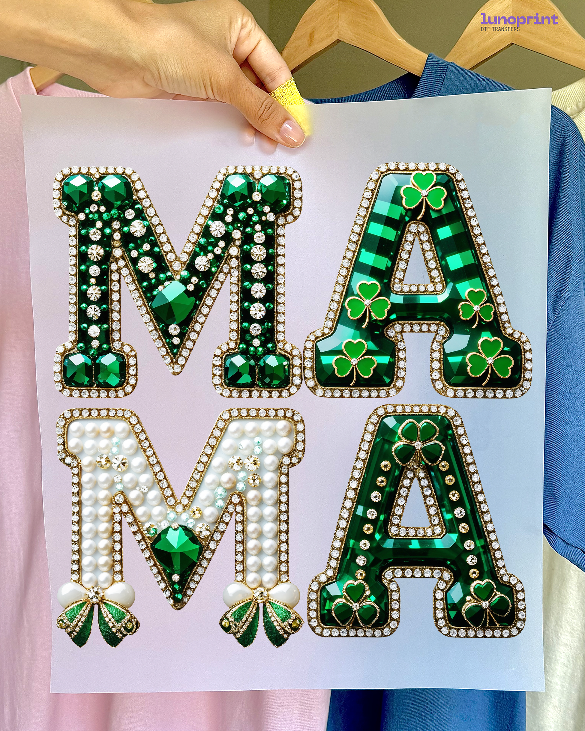 St. Patrick’s Day DTF transfer 1077